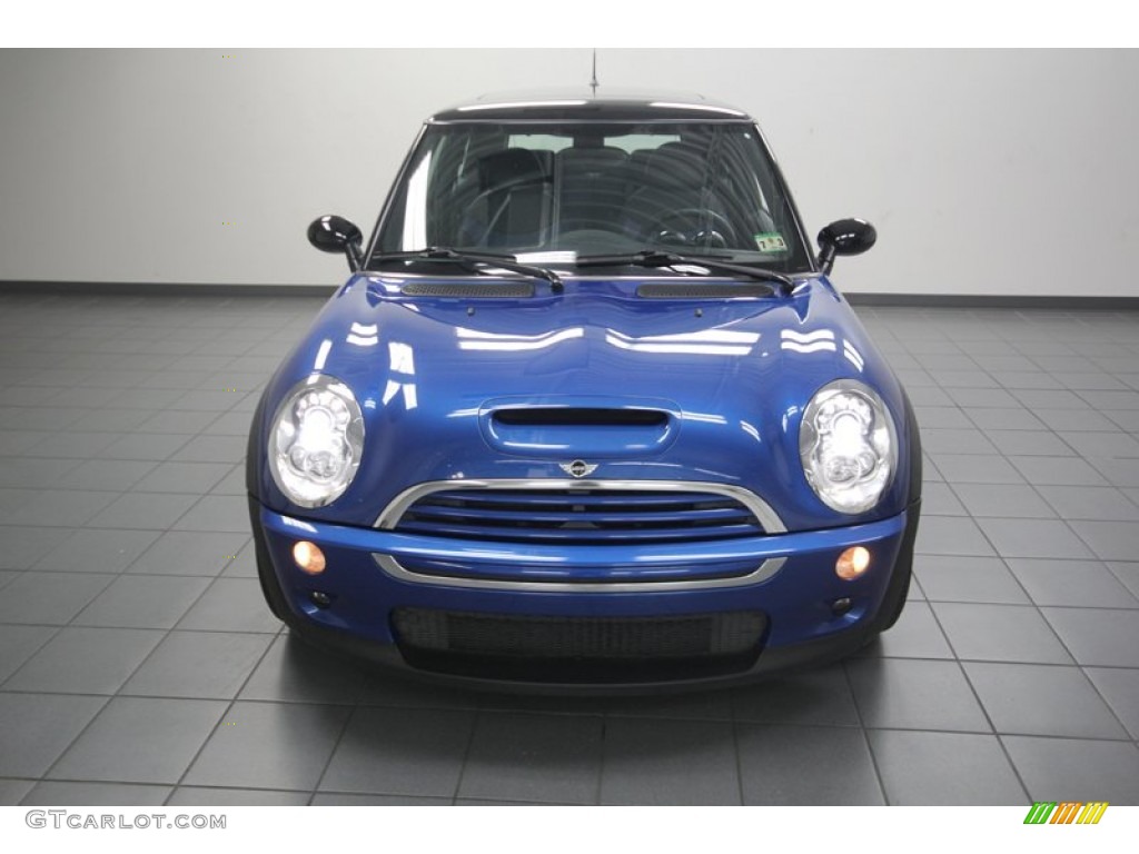 2006 Cooper S Hardtop - Hyper Blue Metallic / Lapis Blue/Panther Black photo #6