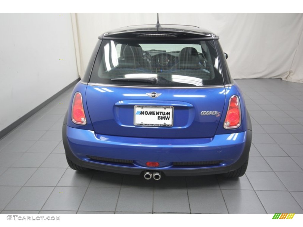 2006 Cooper S Hardtop - Hyper Blue Metallic / Lapis Blue/Panther Black photo #12