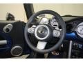 2006 Mini Cooper Lapis Blue/Panther Black Interior Steering Wheel Photo