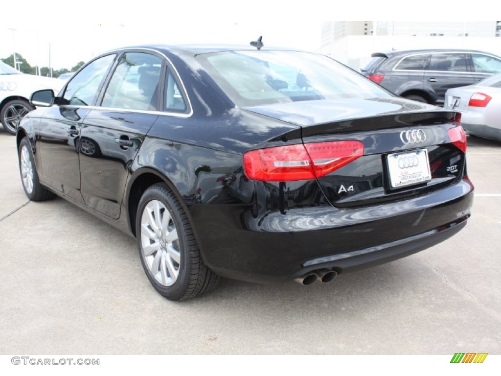 2013 A4 2.0T quattro Sedan - Brilliant Black / Black photo #6