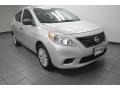 2012 Magnetic Gray Metallic Nissan Versa 1.6 S Sedan  photo #1