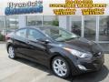 2013 Midnight Black Hyundai Elantra Limited  photo #1