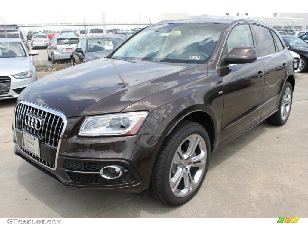 Teak Brown Metallic 2013 Audi Q5 3.0 TFSI quattro Exterior Photo #82722028