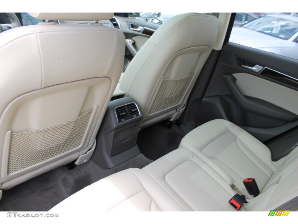 Pistachio Beige Interior 2013 Audi Q5 3.0 TFSI quattro Photo #82722495