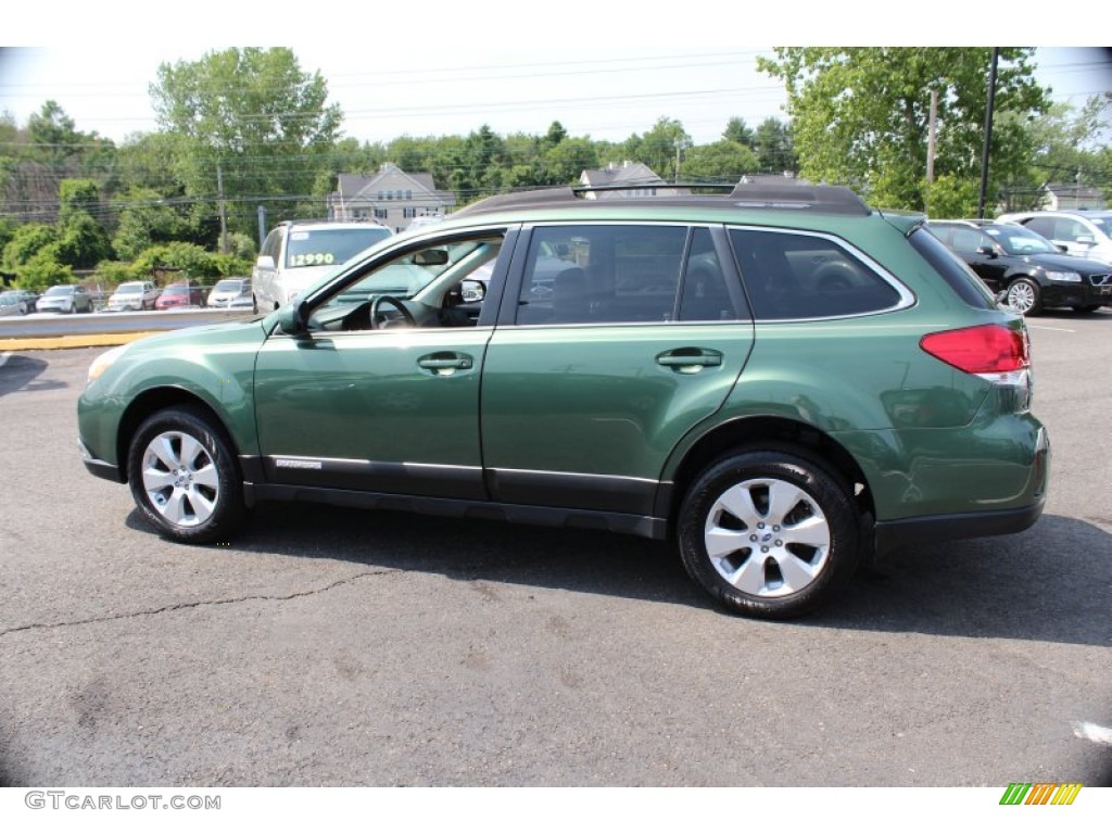 2012 Outback 2.5i Limited - Cypress Green Pearl / Warm Ivory photo #11