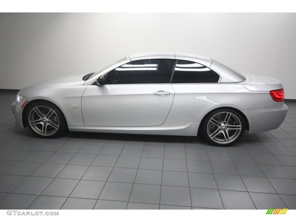 2011 3 Series 335is Convertible - Titanium Silver Metallic / Black photo #2