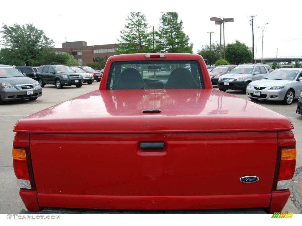 1999 Ranger XL Regular Cab - Bright Red / Medium Graphite photo #32