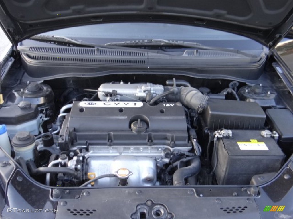 2008 Kia Rio LX Sedan 1.6 Liter DOHC 16-Valve VVT 4 Cylinder Engine Photo #82724984