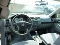2002 Honda Civic Gray Interior Prime Interior Photo