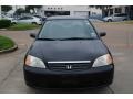 2001 Nighthawk Black Pearl Honda Civic LX Sedan  photo #2