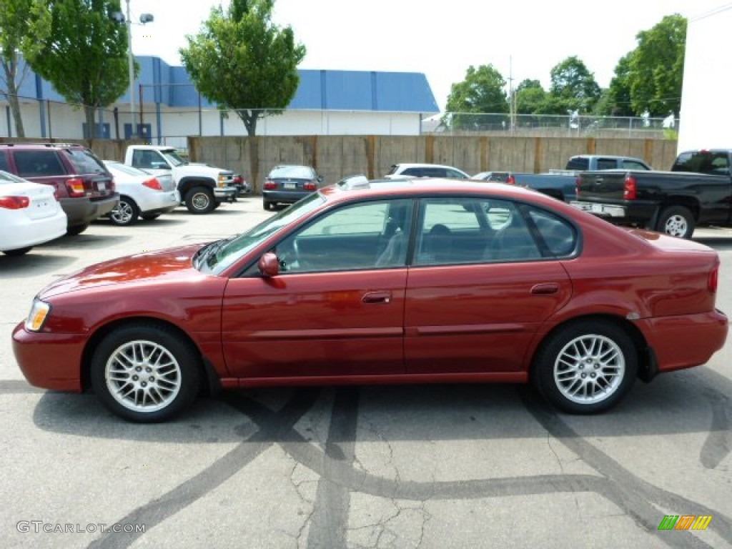 Regatta Red Pearl 2003 Subaru Legacy L Sedan Exterior Photo #82726171