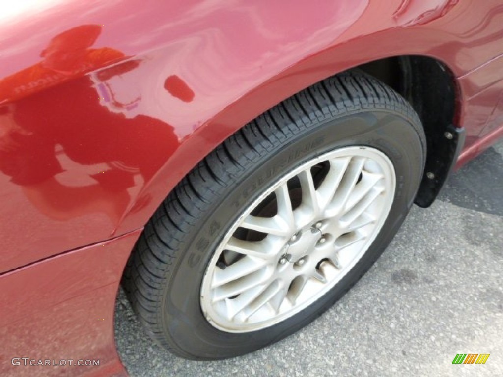 2003 Legacy L Sedan - Regatta Red Pearl / Gray photo #9