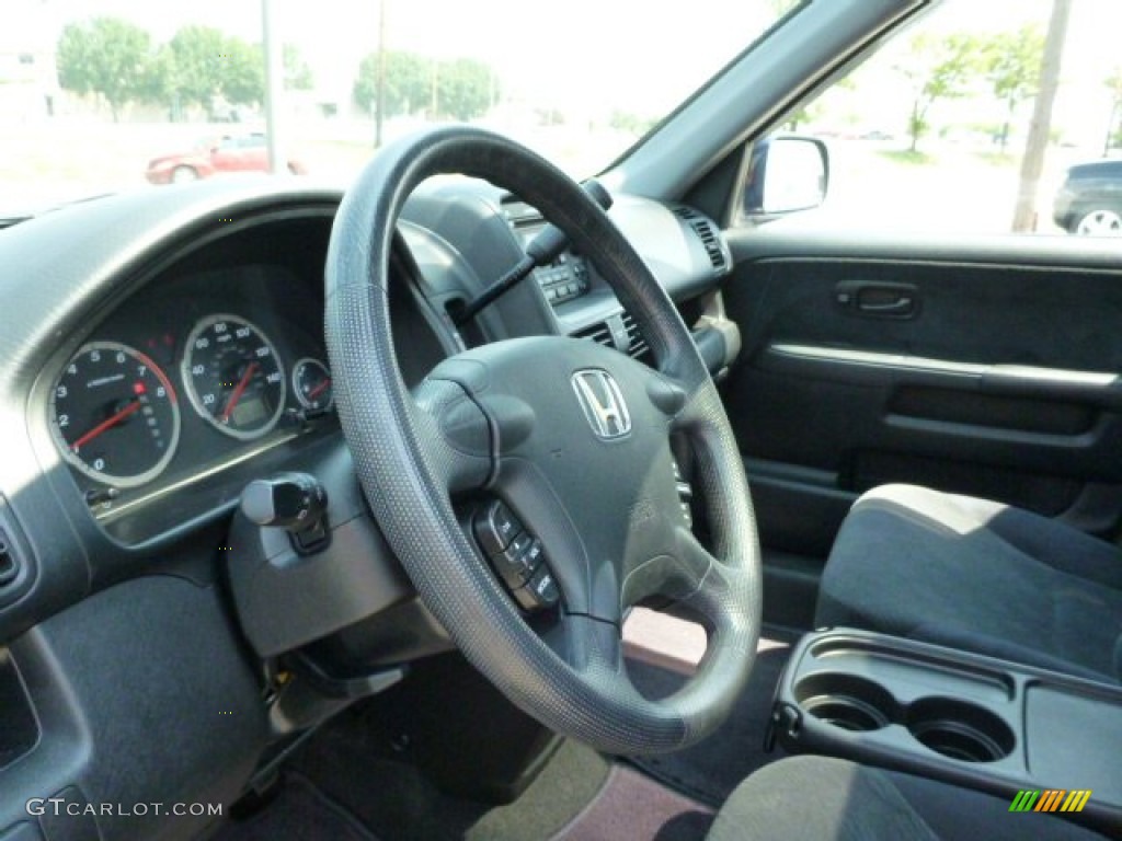 2006 CR-V EX 4WD - Royal Blue Pearl / Black photo #15