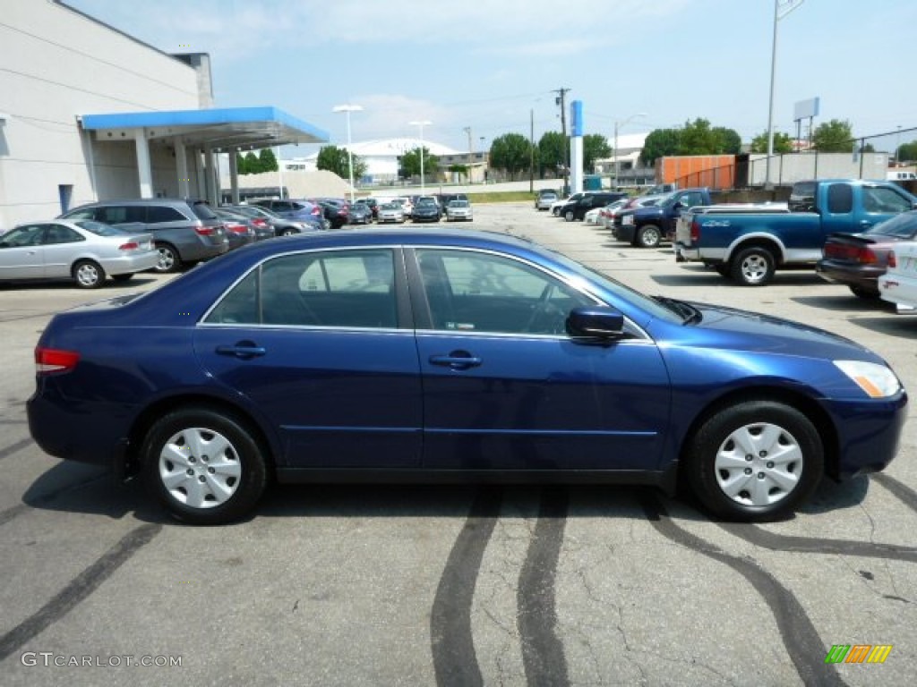 2003 Accord LX Sedan - Eternal Blue Pearl / Gray photo #2