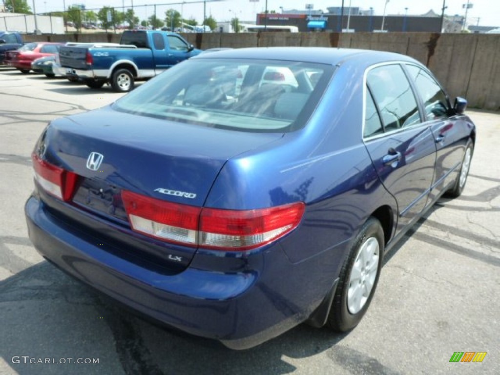 2003 Accord LX Sedan - Eternal Blue Pearl / Gray photo #3
