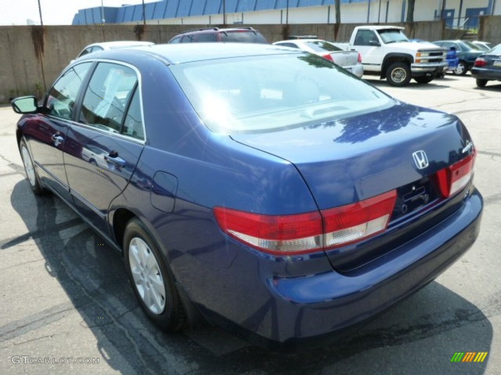 2003 Accord LX Sedan - Eternal Blue Pearl / Gray photo #5