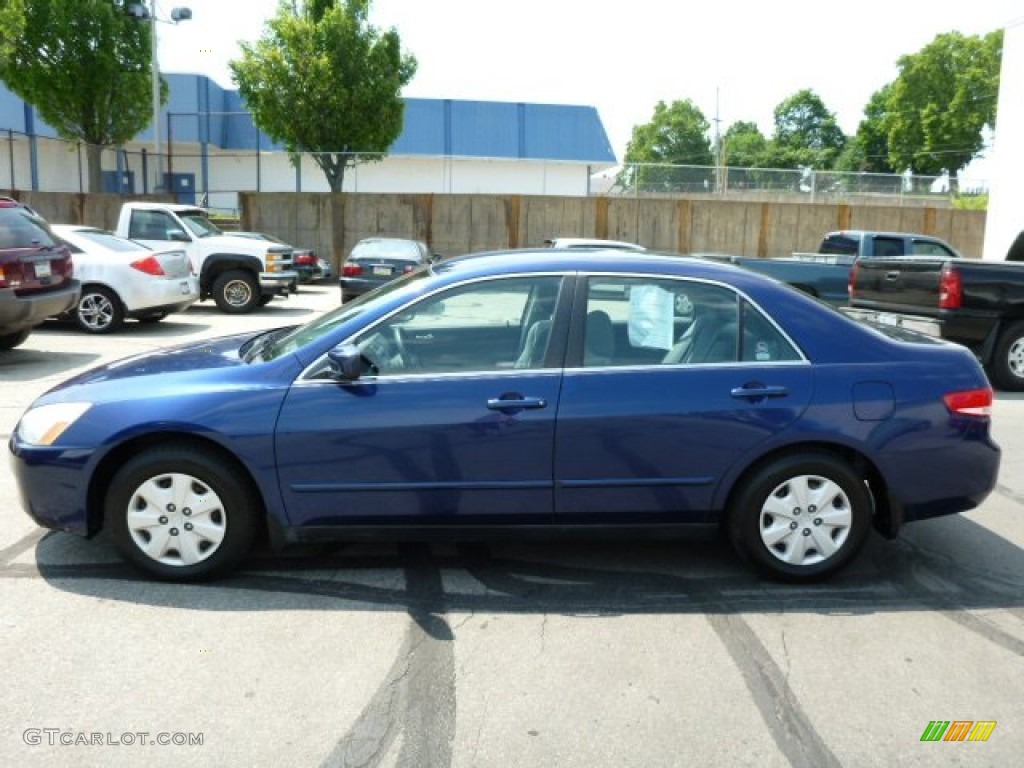 2003 Accord LX Sedan - Eternal Blue Pearl / Gray photo #6