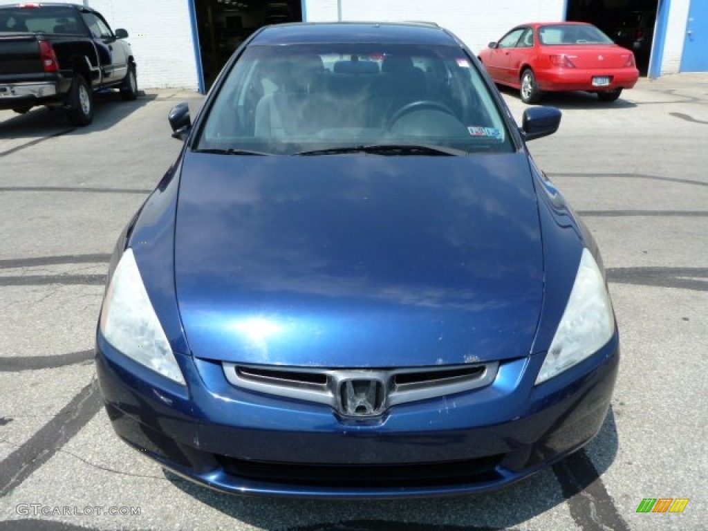2003 Accord LX Sedan - Eternal Blue Pearl / Gray photo #8