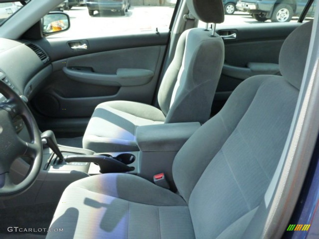2003 Accord LX Sedan - Eternal Blue Pearl / Gray photo #10