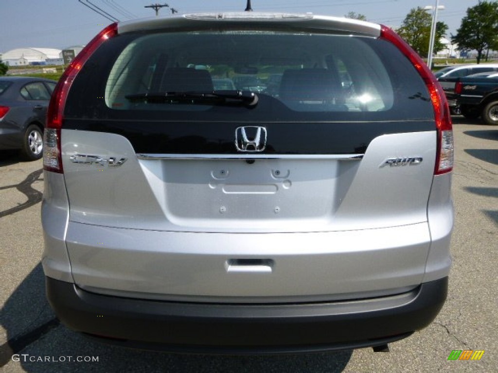 2013 CR-V LX AWD - Alabaster Silver Metallic / Gray photo #4