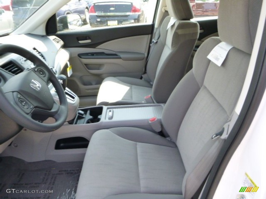 2013 CR-V LX AWD - White Diamond Pearl / Gray photo #10