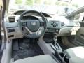 2012 Honda Civic Gray Interior Dashboard Photo