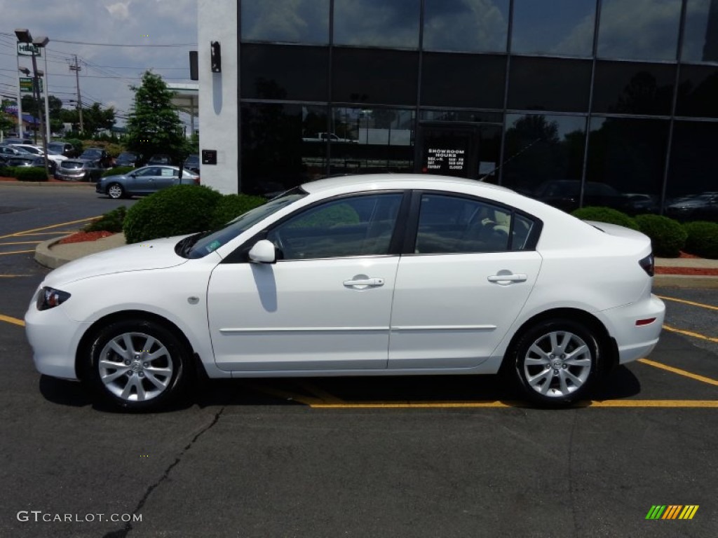 Rally White 2007 Mazda MAZDA3 i Sport Sedan Exterior Photo #82728931