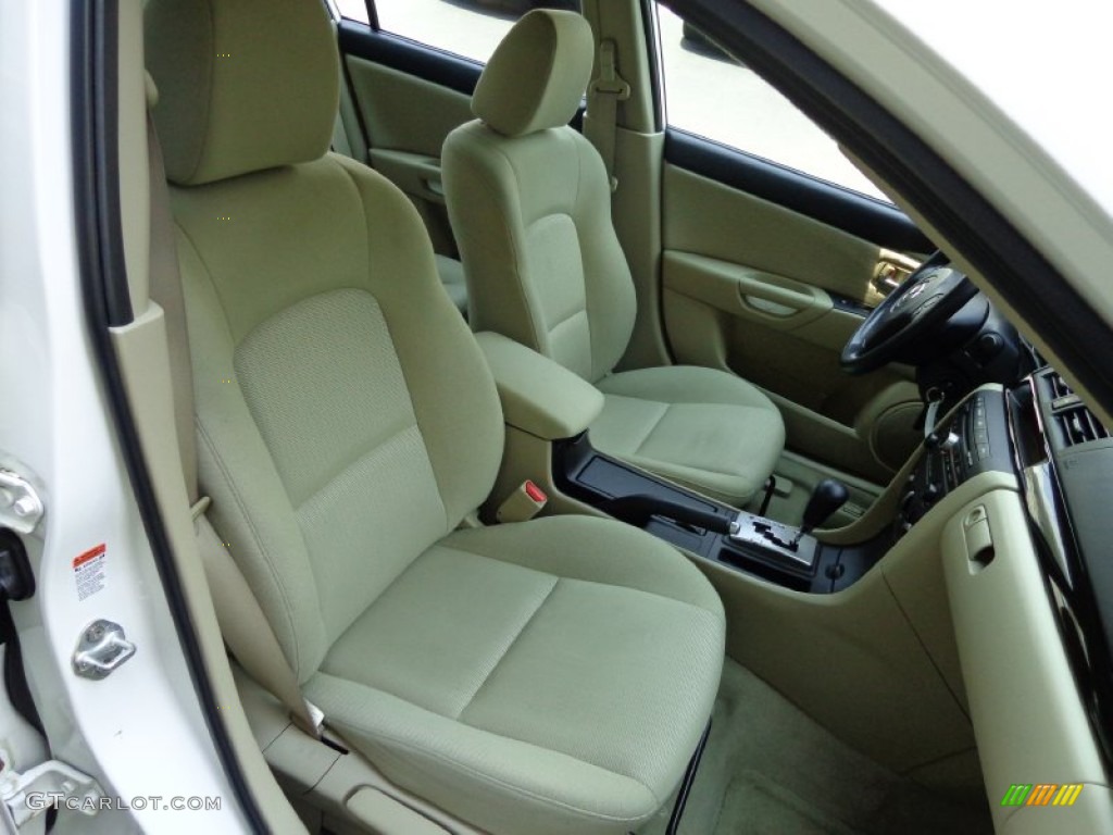 Beige Interior 2007 Mazda MAZDA3 i Sport Sedan Photo #82728949