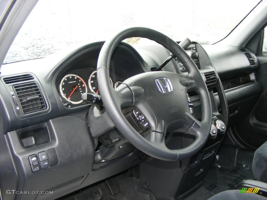 2005 CR-V EX 4WD - Satin Silver Metallic / Black photo #5