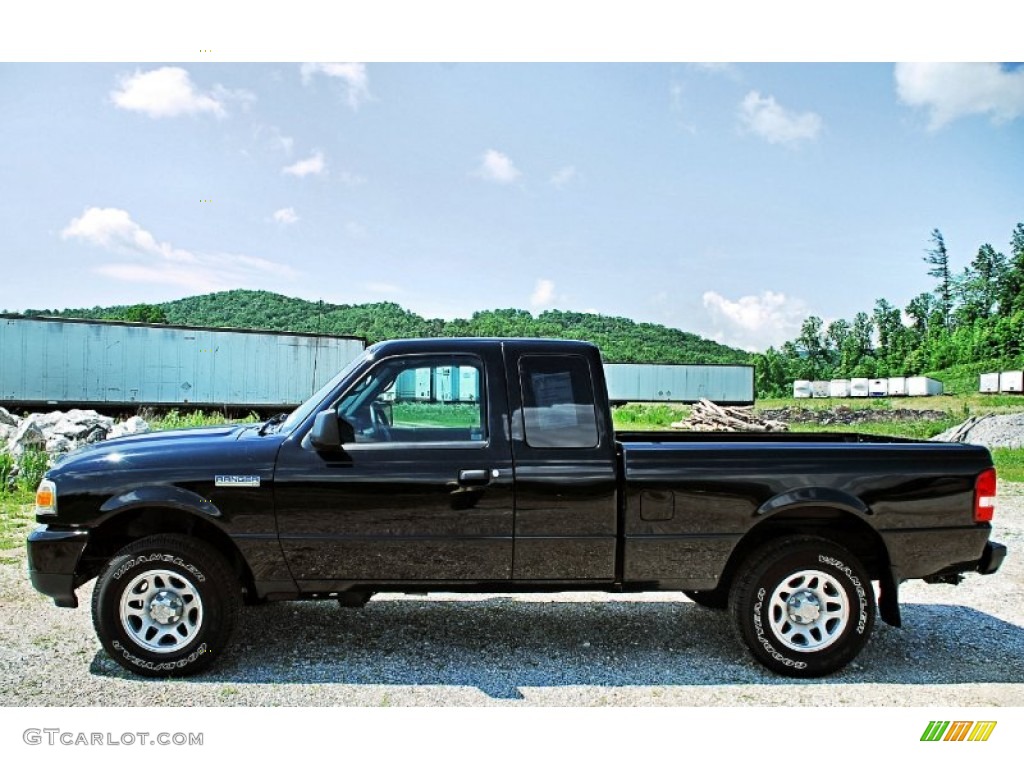 Black 2011 Ford Ranger XLT SuperCab 4x4 Exterior Photo #82729606