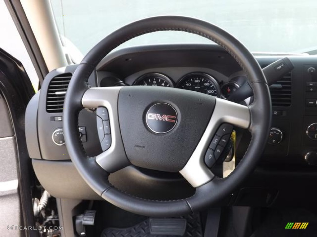 2010 Sierra 1500 SLE Extended Cab 4x4 - Onyx Black / Ebony photo #19