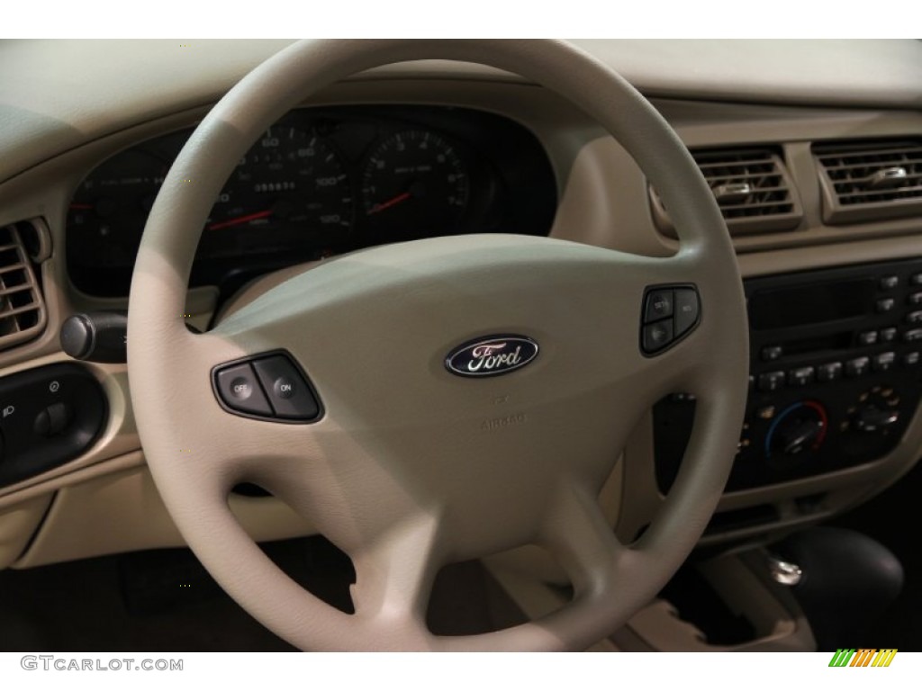 2003 Ford Taurus SE Dark Charcoal Steering Wheel Photo #82730077
