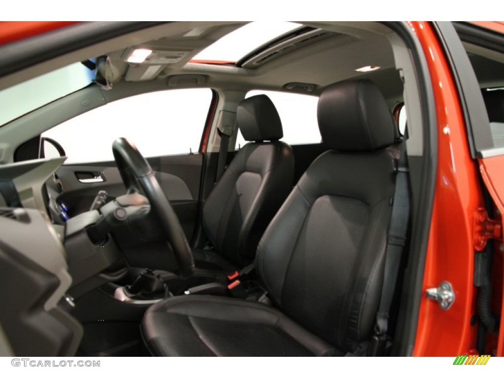 2012 Chevrolet Sonic LTZ Hatch Front Seat Photo #82730173