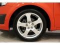 2012 Inferno Orange Metallic Chevrolet Sonic LTZ Hatch  photo #16