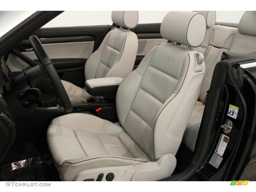 2008 Audi RS4 4.2 quattro Convertible Front Seat Photo #82730596