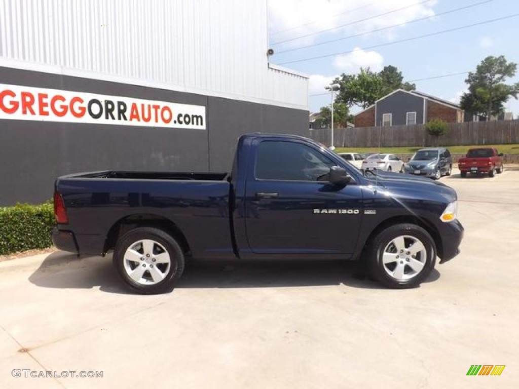 2012 Ram 1500 Express Regular Cab - True Blue Pearl / Dark Slate Gray/Medium Graystone photo #5