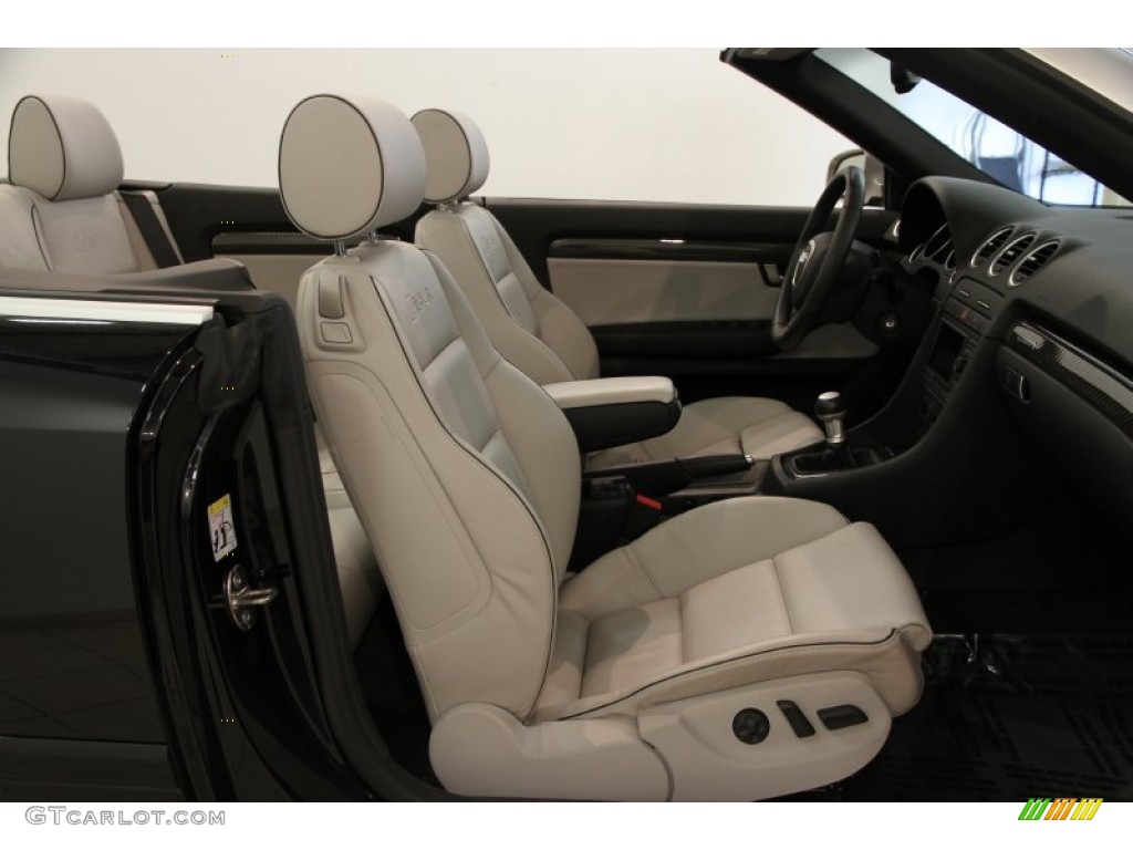 2008 Audi RS4 4.2 quattro Convertible Front Seat Photo #82730709