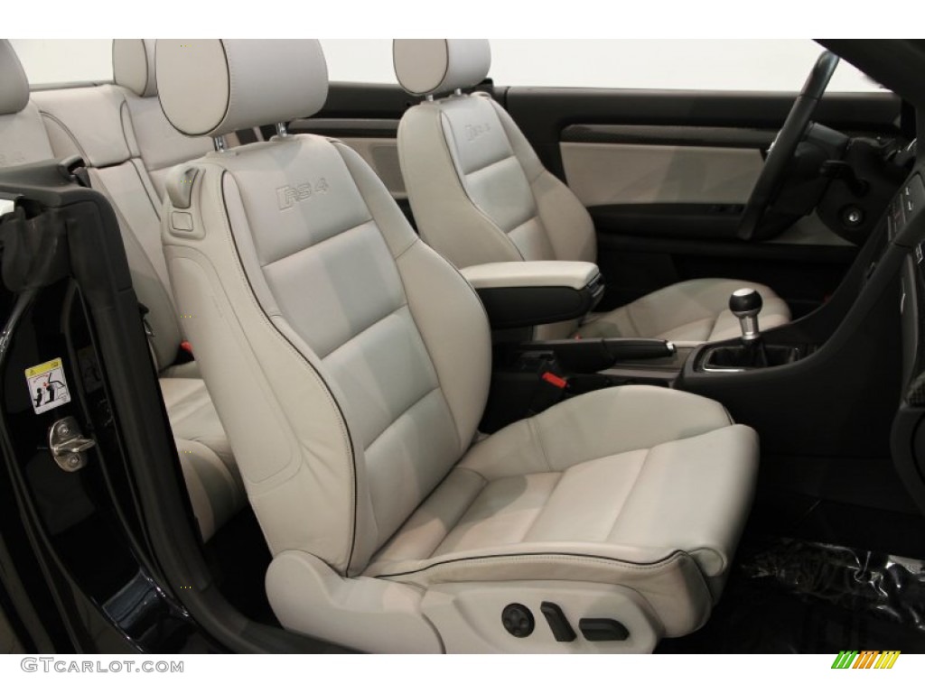 2008 Audi RS4 4.2 quattro Convertible Front Seat Photos