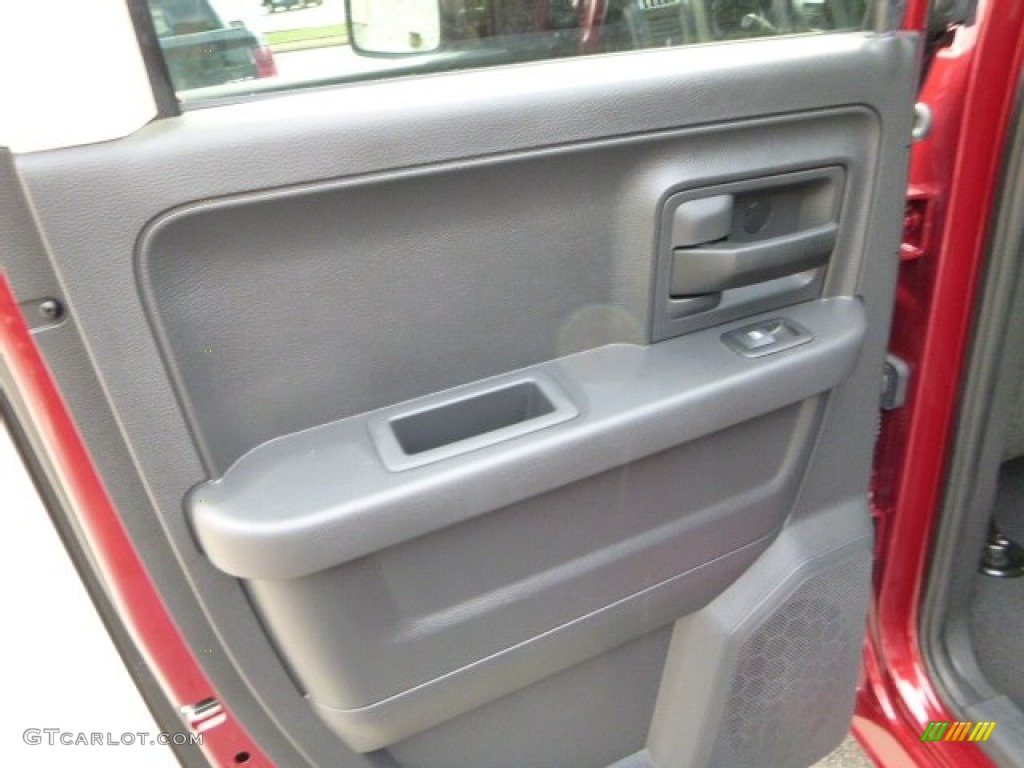 2012 Ram 1500 Express Quad Cab 4x4 - Deep Cherry Red Crystal Pearl / Dark Slate Gray/Medium Graystone photo #13