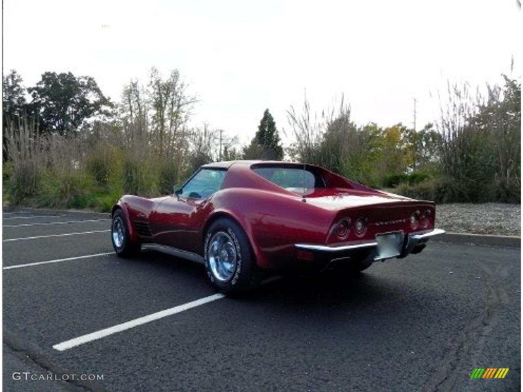 1971 Corvette Stingray Coupe - Mille Miglia Red / Black photo #2