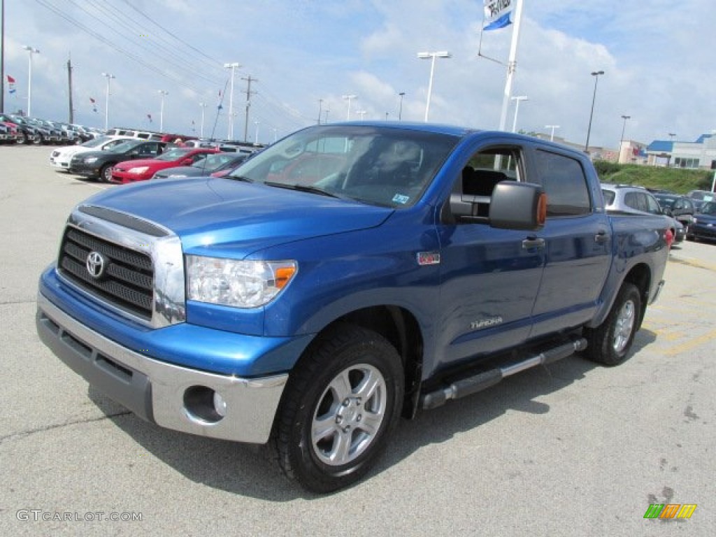 2008 Tundra SR5 CrewMax 4x4 - Blue Streak Metallic / Black photo #5