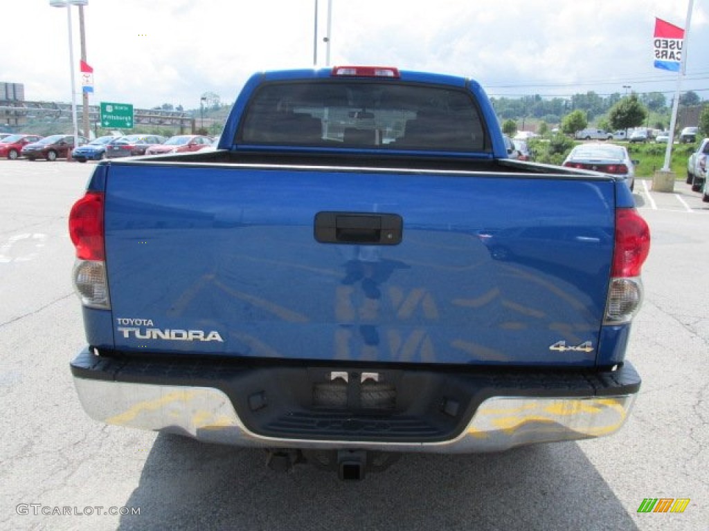 2008 Tundra SR5 CrewMax 4x4 - Blue Streak Metallic / Black photo #8