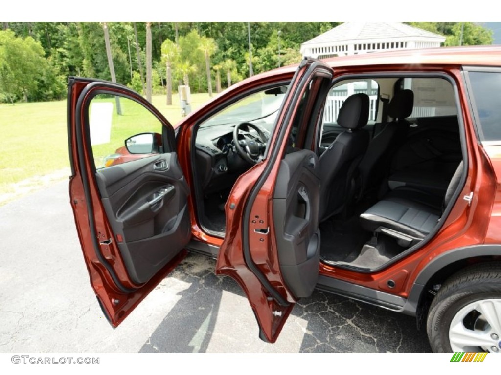 Charcoal Black Interior 2014 Ford Escape SE 2.0L EcoBoost 4WD Photo #82733664