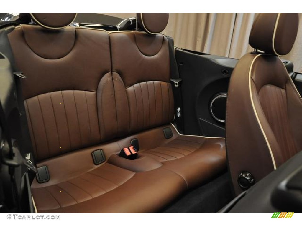 2010 Cooper S Convertible - Horizon Blue Metallic / Lounge Hot Chocolate Leather photo #10