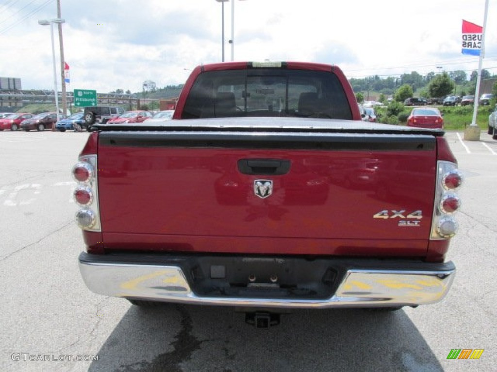 2006 Ram 1500 Big Horn Edition Quad Cab 4x4 - Inferno Red Crystal Pearl / Medium Slate Gray photo #8