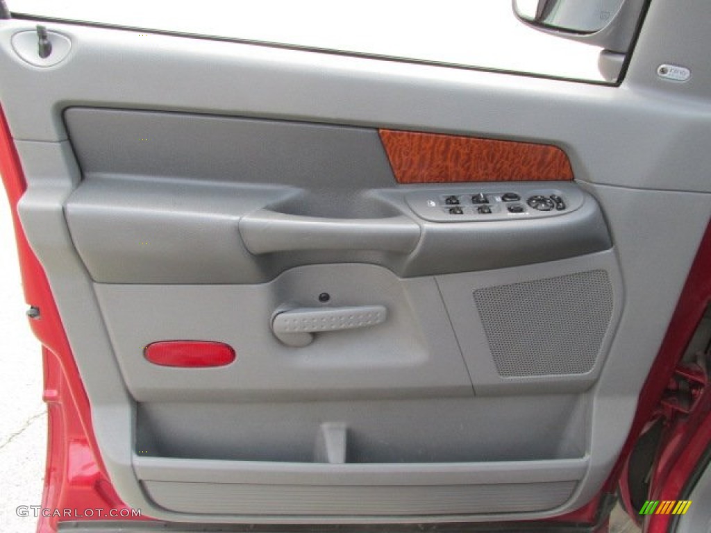 2006 Ram 1500 Big Horn Edition Quad Cab 4x4 - Inferno Red Crystal Pearl / Medium Slate Gray photo #14