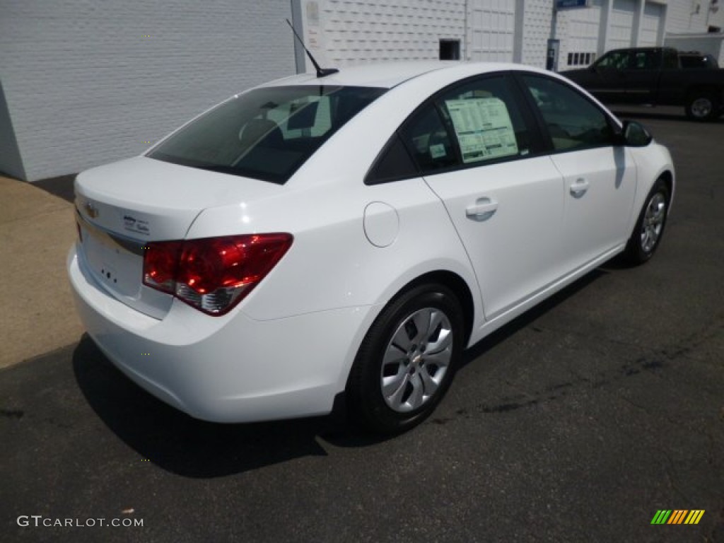 2014 Cruze LS - Summit White / Jet Black/Medium Titanium photo #7