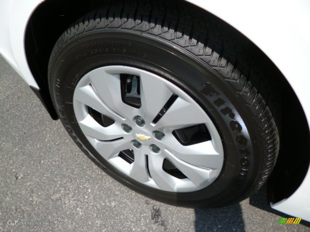 2014 Cruze LS - Summit White / Jet Black/Medium Titanium photo #9
