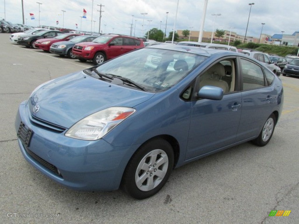 Seaside Blue Pearl 2005 Toyota Prius Hybrid Exterior Photo #82735669
