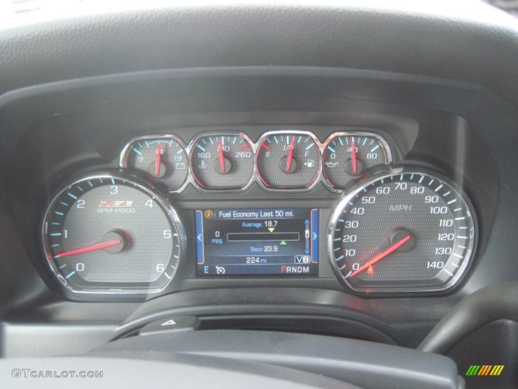 2014 Chevrolet Silverado 1500 LTZ Z71 Crew Cab 4x4 Gauges Photo #82736100